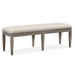 Lancaster Bench w/Upholstered Seat