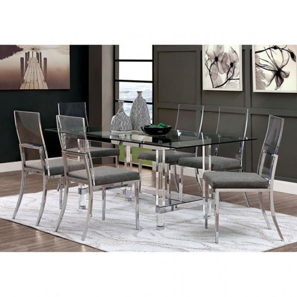 Casper Dining Table Dining Tables Chrome 5