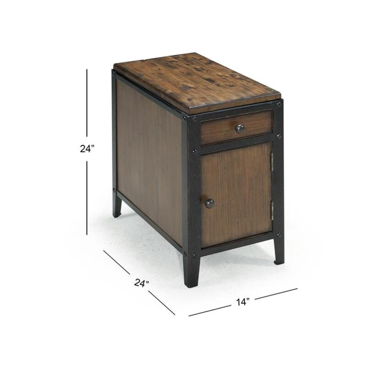 Pinebrook T1755-31 Chairside Door End Table - Image 3