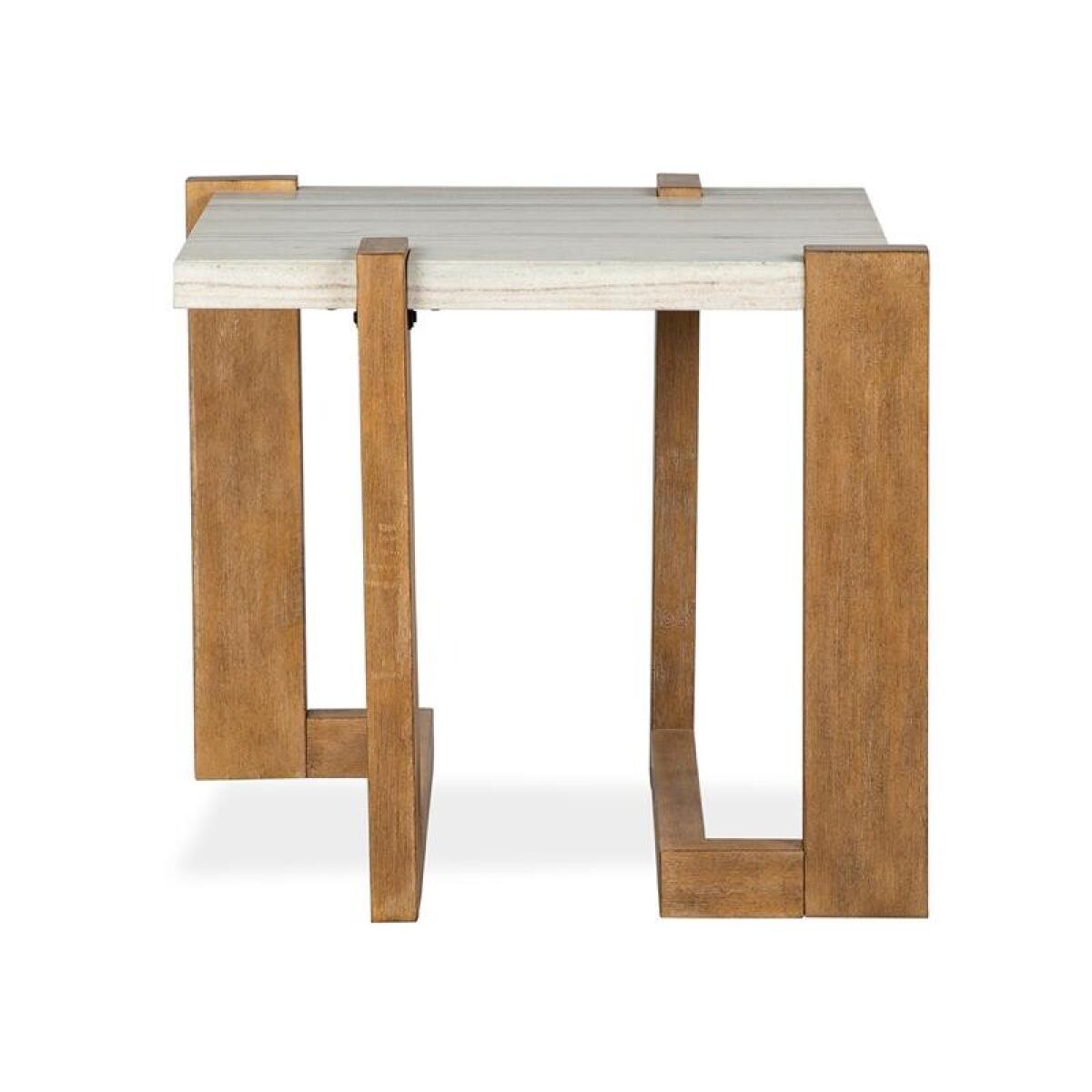 Carrington Rectangular End Table End tables Brown 6