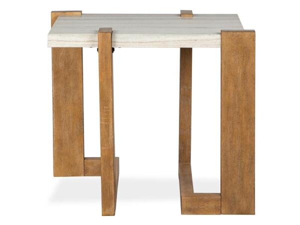 Carrington Rectangular End Table End tables Brown 12
