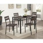 Westport 5 Pc. Dining Table Set Dining Sets Antique Brown/Black 7
