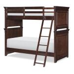 Complete Bunk Twin Full Ext Cherry Youth Beds Brown