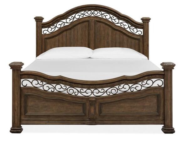 Durango Wood Cal.King Panel Bed Rails SU Bed Parts Bed Parts 5