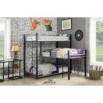Aubrey Twin Triple Decker Bed Youth Beds Black 12