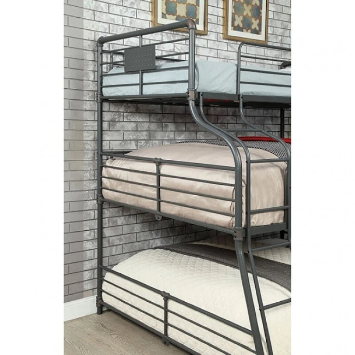 Olga Twin/Full/Queen Bunk Bed Youth Beds Antique Black 6
