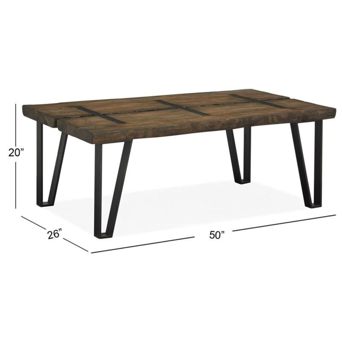 Dartmouth Rectangular Cocktail Table Cocktail & Coffee Tables Brown 12