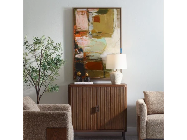 Palace Walls Framed Canvas Art Art