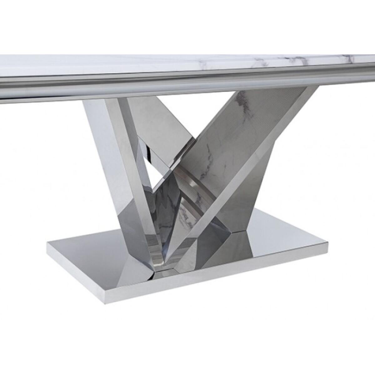 Valdevers 7 Pc Dining Table Set Dining Sets Chrome 7