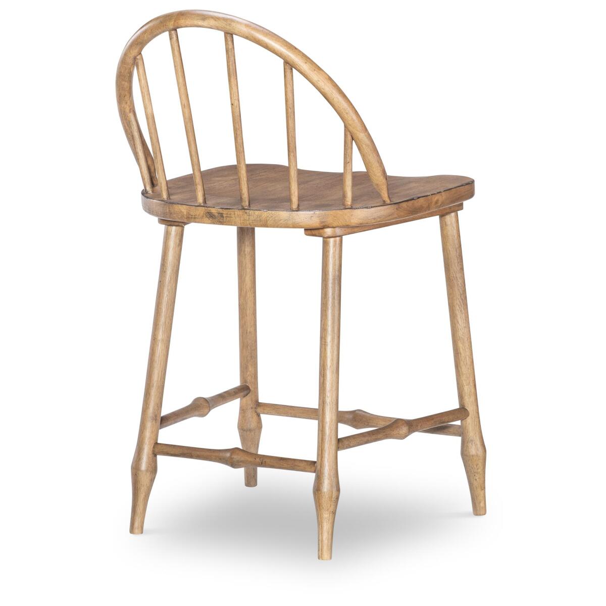 Windsor Counter Height Chair Chairs & Benches Barnwood Oak 5
