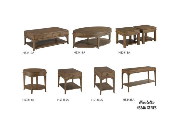 Nicolette Table Sets Brown