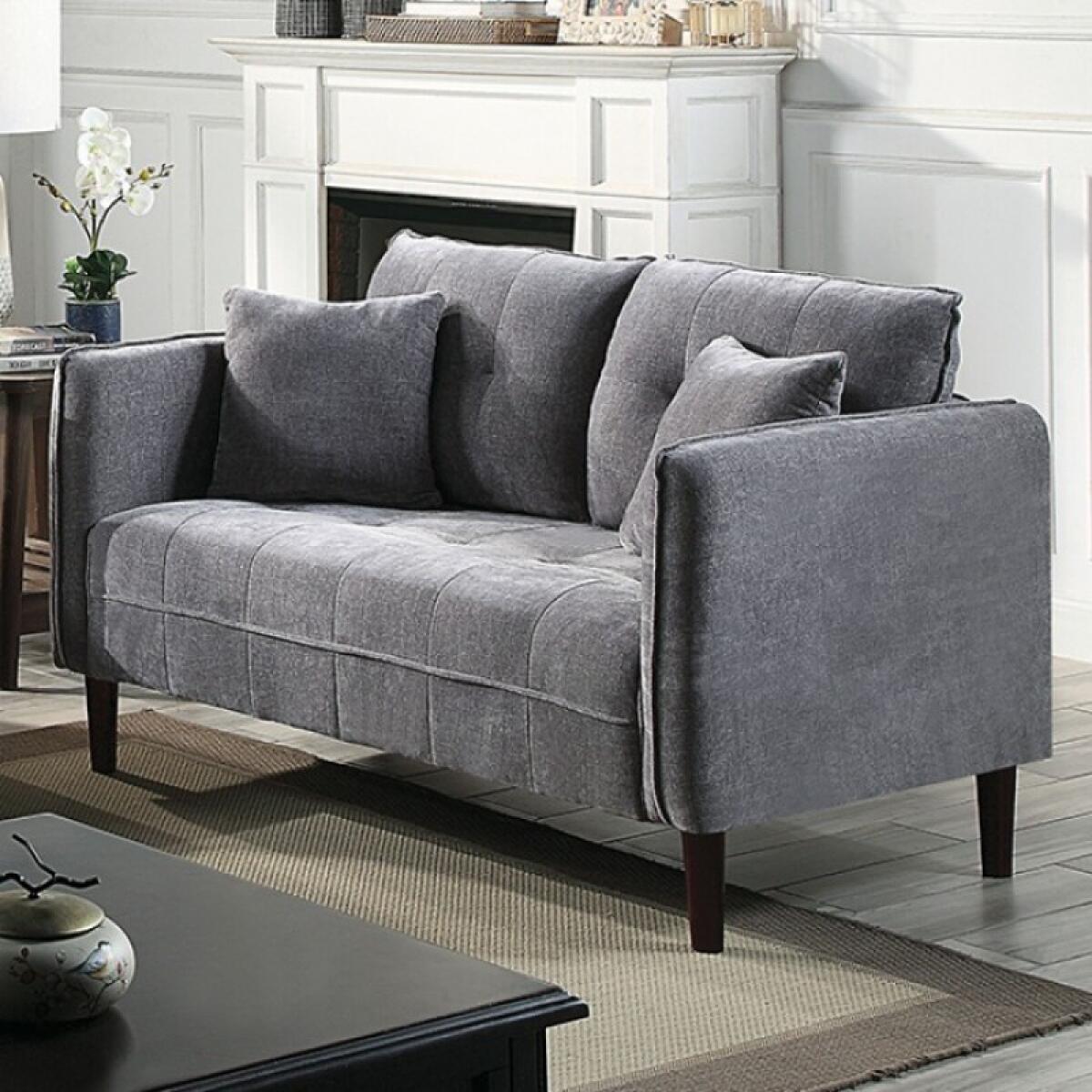 Lynda Loveseat Loveseats Dark Gray 4