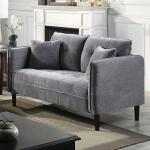 Lynda Loveseat Loveseats Dark Gray 9