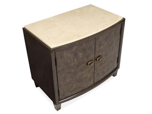 Rowan Door Nightstand Nightstands Brown 16