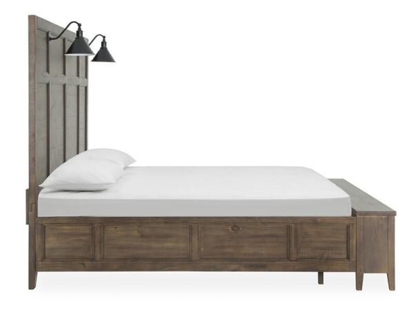 Bay Creek Complete Cal.King Lamp Panel Storage Bed - Image 6