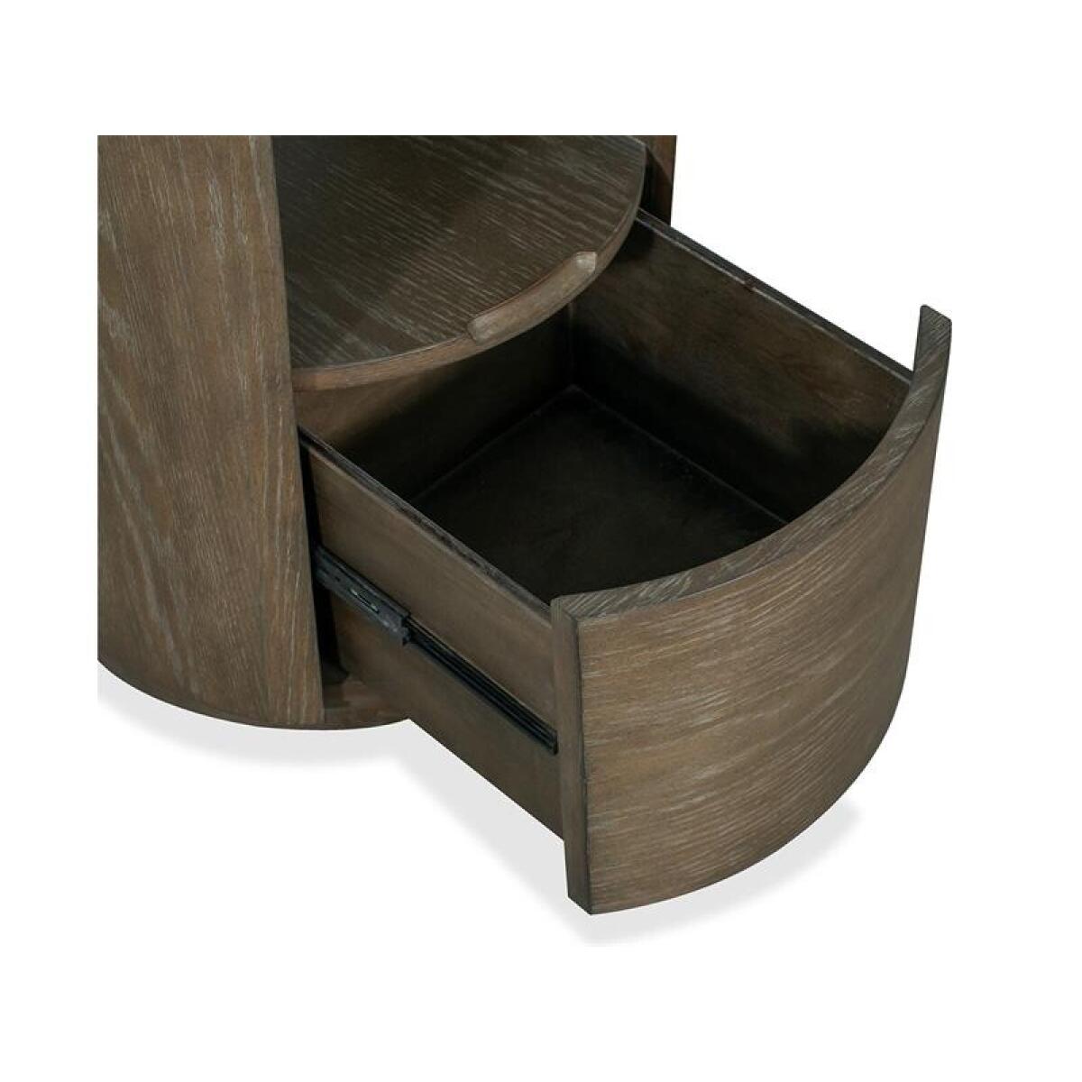 Bosley Lt. Brown Round End Table End tables Brown 10