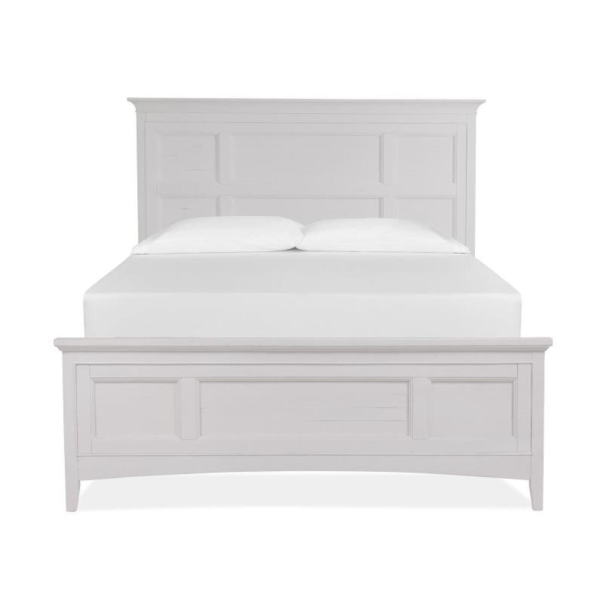Heron B4400-75 Complete Cal.King Panel Bed with Storage Rails - Image 2