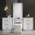 Hazeline Vanity Set w/ Stool