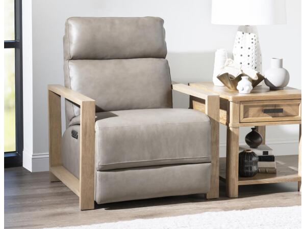 P2 Wood Recliner – Shown In This Color Recliners Gray
