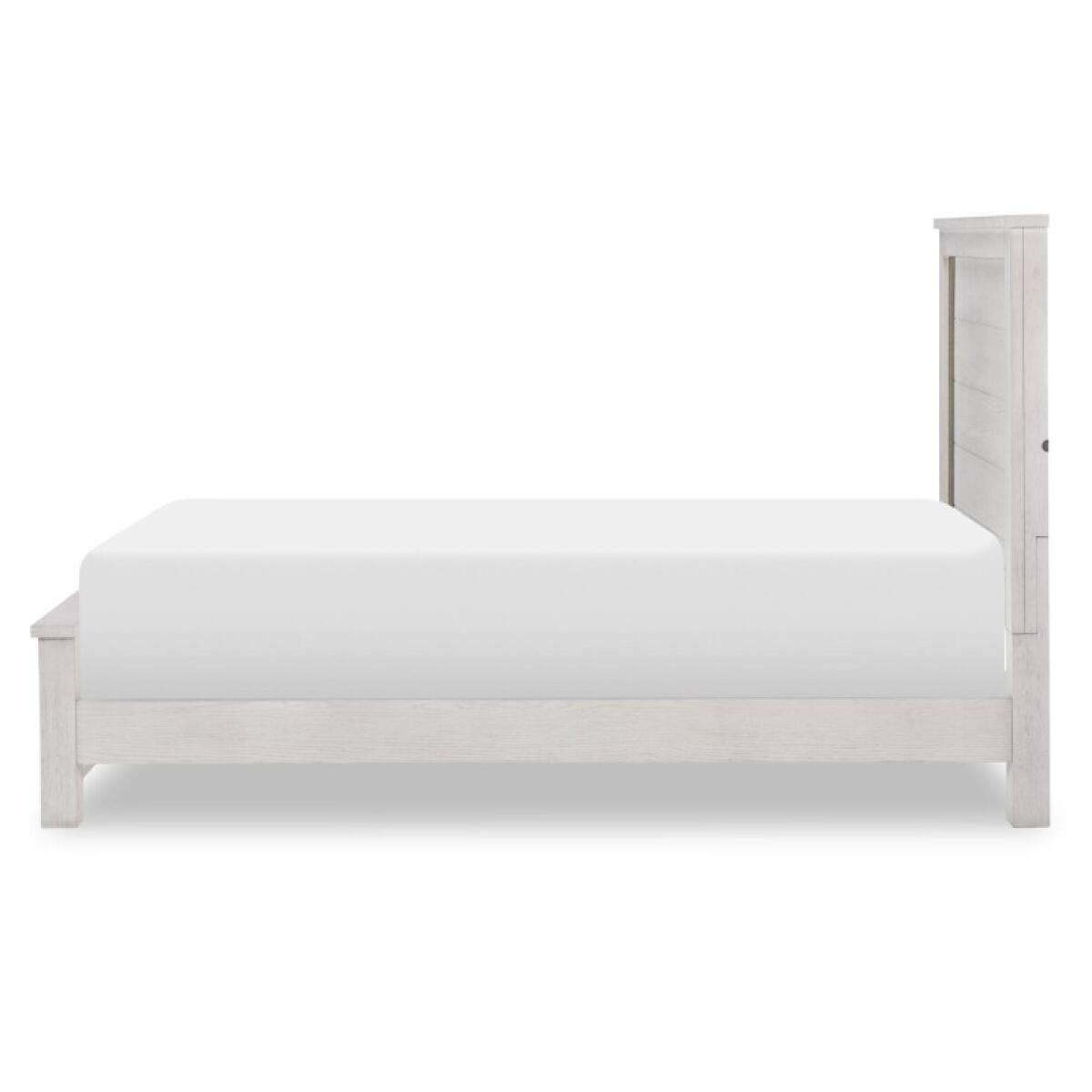 Complete Twin Panel Bed Youth Beds Bleached Linen 6