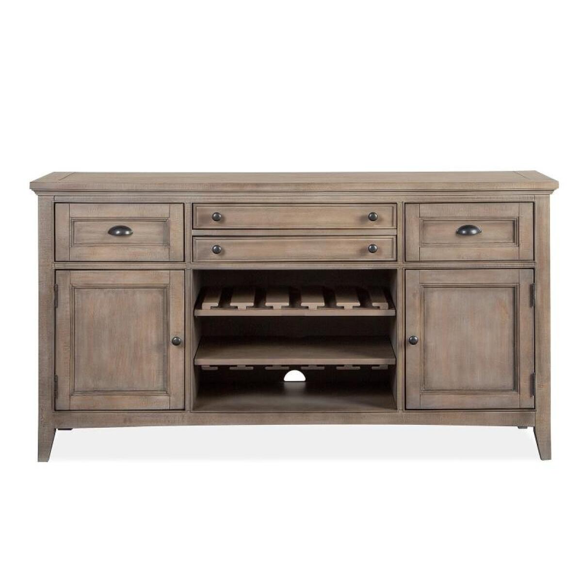 Paxton Place Buffet Dining Storage Brown 4