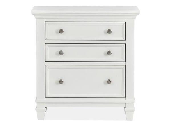 Charleston Drawer Nightstand – White Nightstands Magnussen Home 12