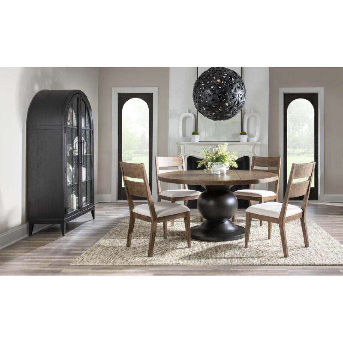 Complete Round Dining Table Dining Tables Brown 6