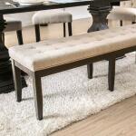 Nerissa Bench Chairs & Benches Antique Black/Beige 7