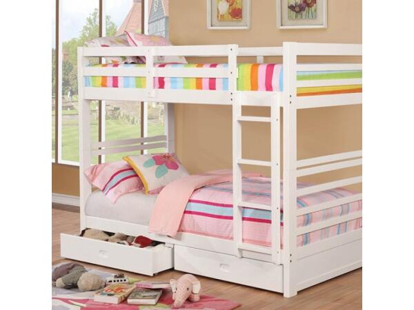 California Twin/Twin Bunk Bed Youth Beds Furniture of America