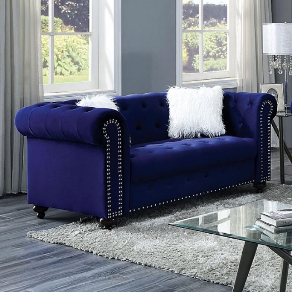Giacomo Loveseat Loveseats Blue 4