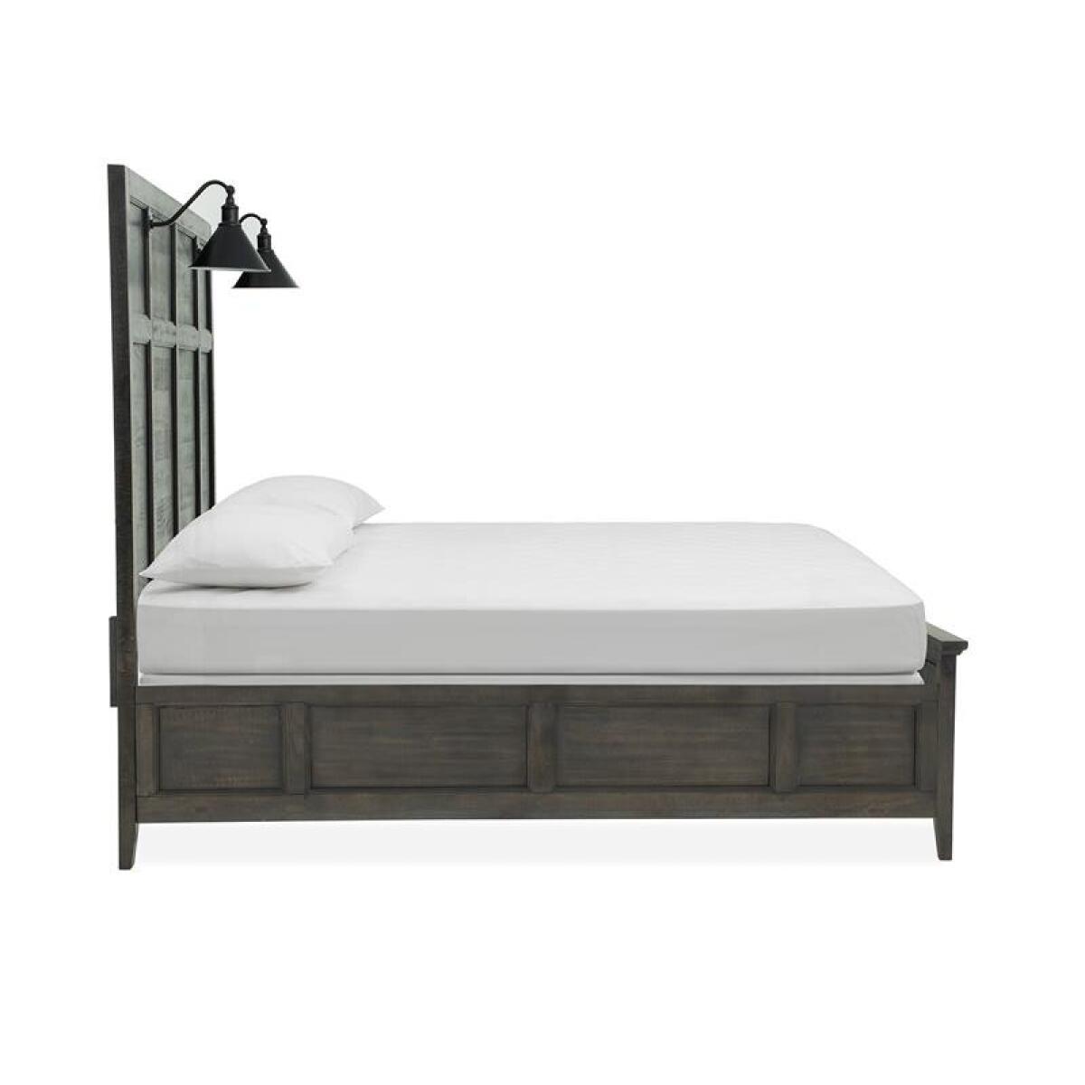 Westley Falls Complete Cal.King Lamp Panel Bed with Regular Rails - Image 6