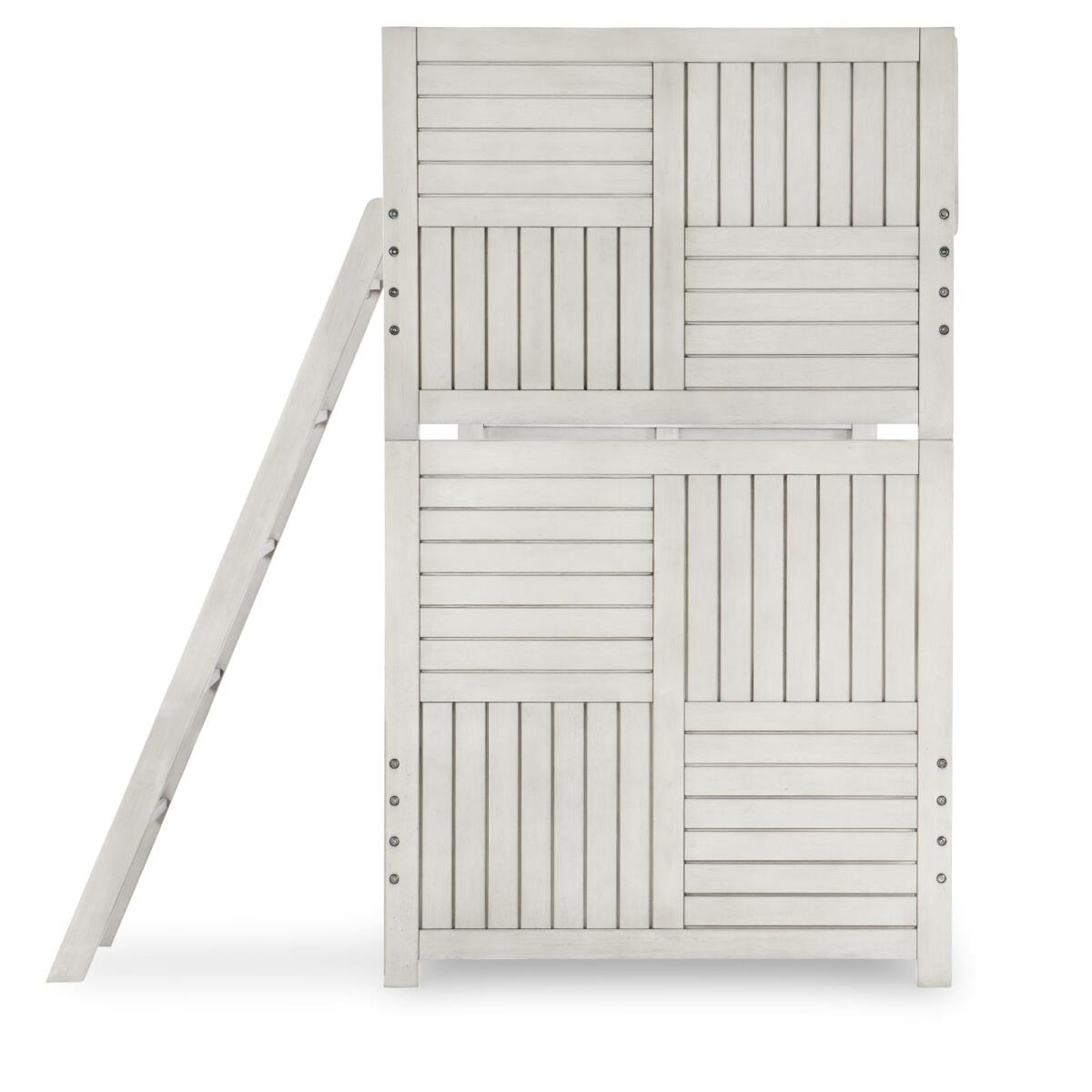 Complete Twin Over Twin Bunk Bed Stone Path Gray Finish Youth Beds Legacy Classic Furniture 5