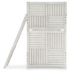 Complete Twin Over Twin Bunk Bed Stone Path Gray Finish Youth Beds Legacy Classic Furniture 11