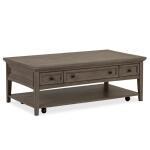 Paxton Place Round Accent End Table End tables Brown 2