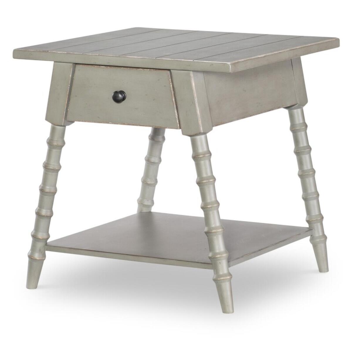 Splayed Bobbin Leg 1 Drw End Table End tables End Tables 4
