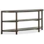 Hadleigh Black Demilune Sofa Table