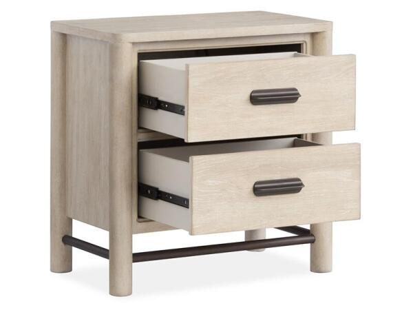 Sunset Cove Drawer Nightstand Nightstands Cream 16