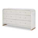 Six Drawer Dresser Dressers Cream 12