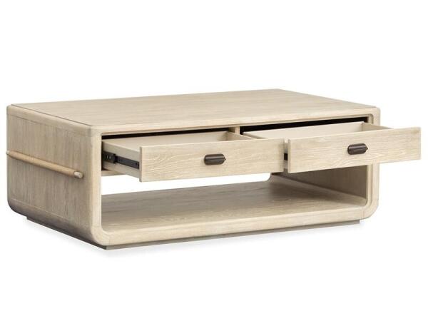 Sunset Cove Rectangular Cocktail Table w/Casters - Image 7