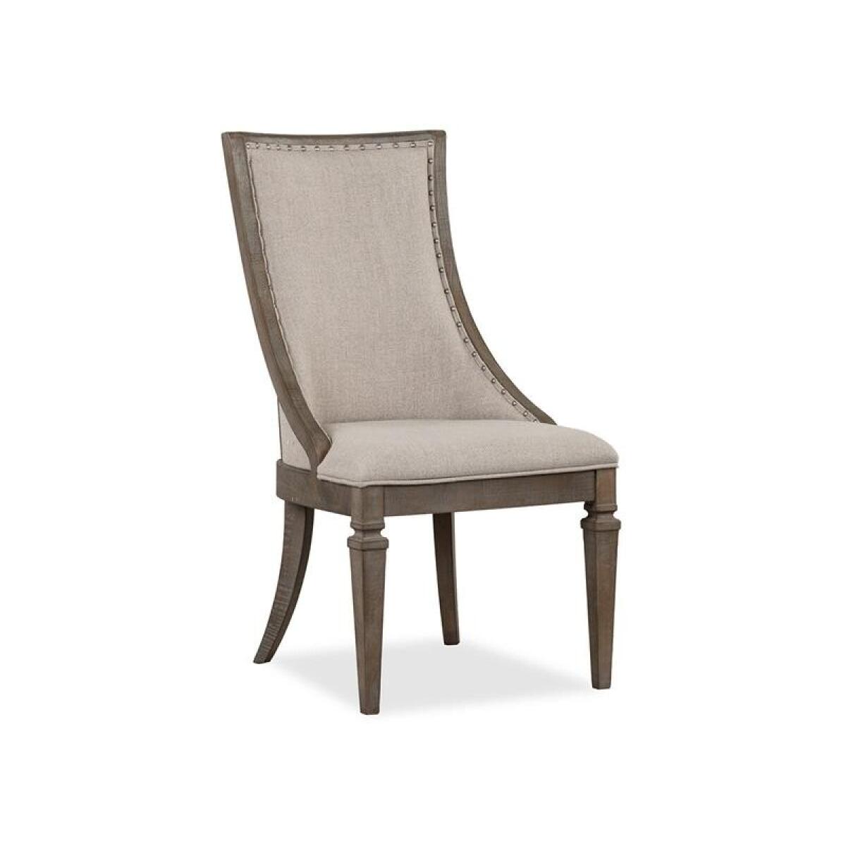 Lancaster D4352-73 Dining Arm Chair w/Upholstered Seat & Back (2/ctn) - Image 2
