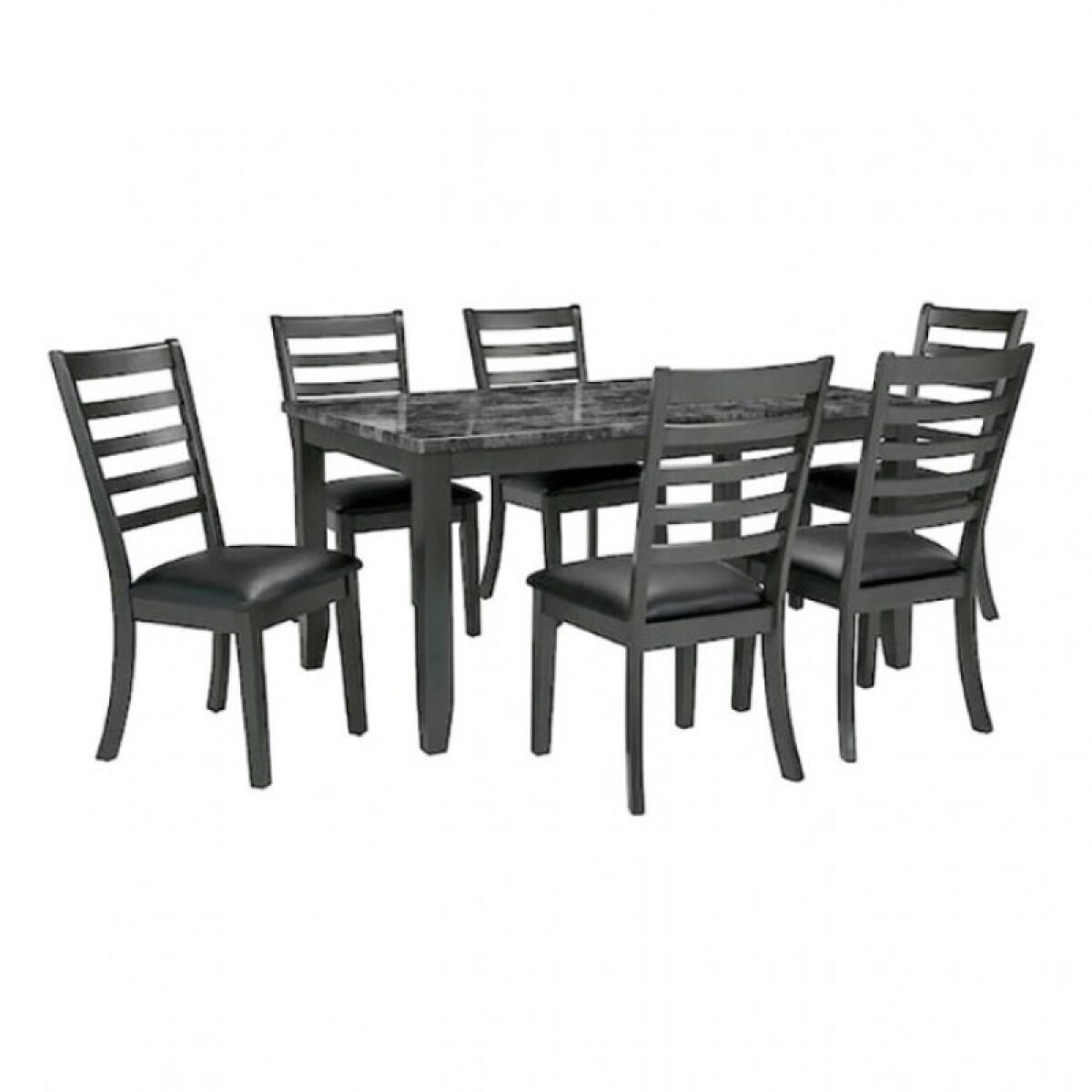 Adia 7 Pc. Dinning Table Set - Image 4