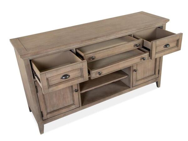 Paxton Place Buffet Dining Storage Brown 25