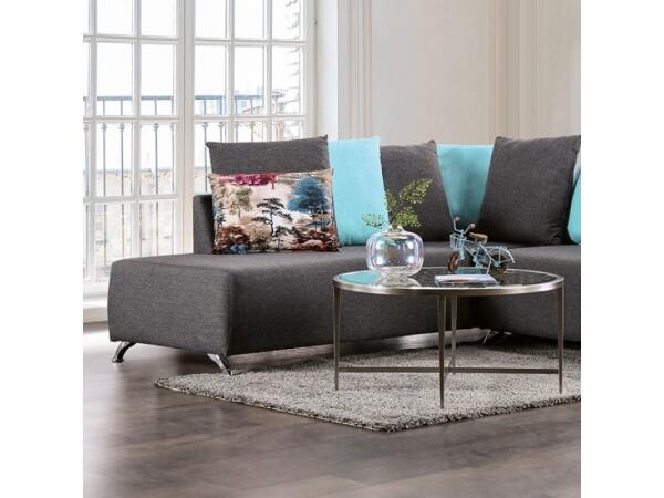 Krefeld Sectional Sectionals Dark Gray