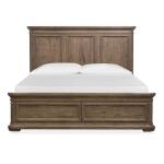 Adler Court Wood King Panel Bed Storage Footboard KD Bed Parts Bed Parts