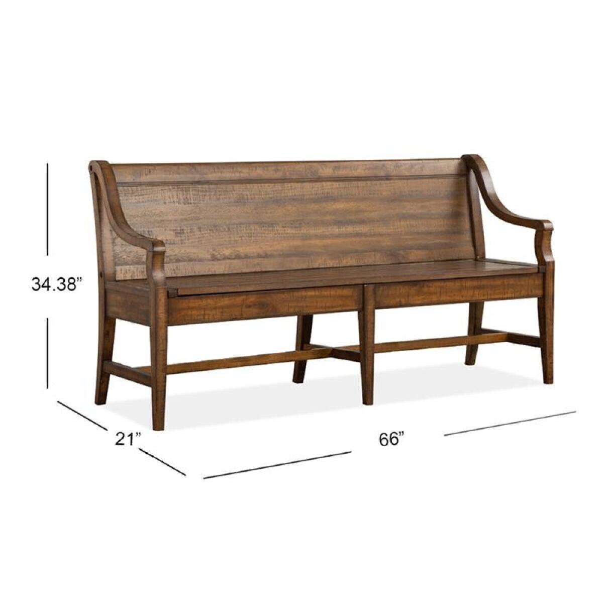 Bay D4398-79 Bench w/Back - Image 9