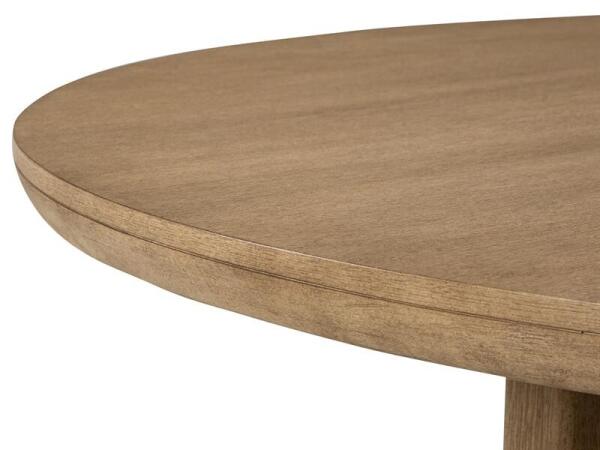 Tristan - LT. Brown 60" Round Dining Table - Image 3