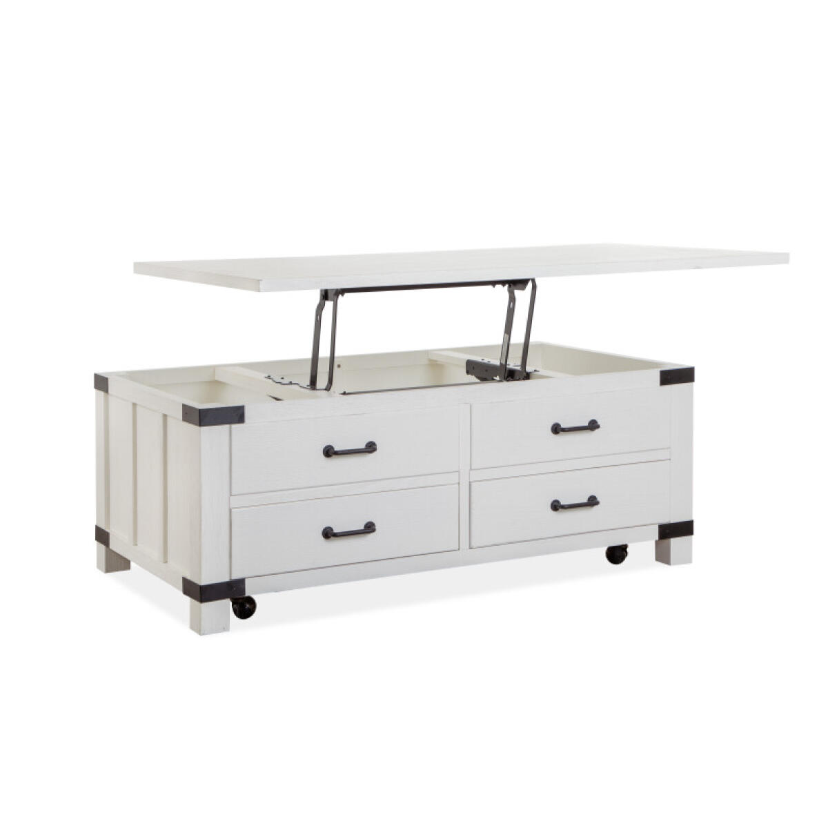 Lift Top Storage Cocktail Table w/Casters Cocktail & Coffee Tables Cocktail & Coffee Tables 5