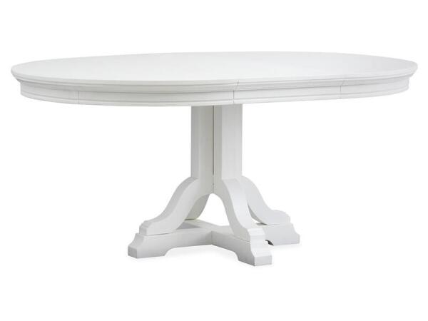 Charleston 48" Round Dining Table - White - Image 9