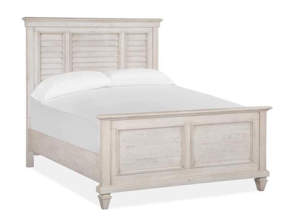 Newport B5430-55 Complete Queen Shutter Panel Bed - Image 5