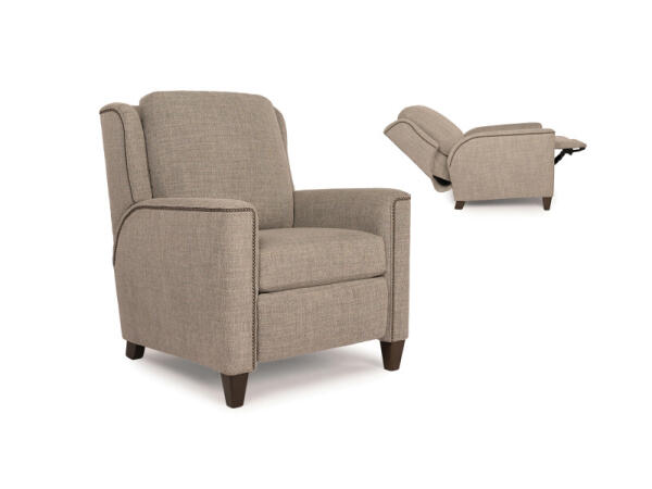 Pressback Reclining Chair 743-33 Recliners Brown